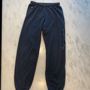 Black Aviator Nation Sweats with Black Lightning Bolt